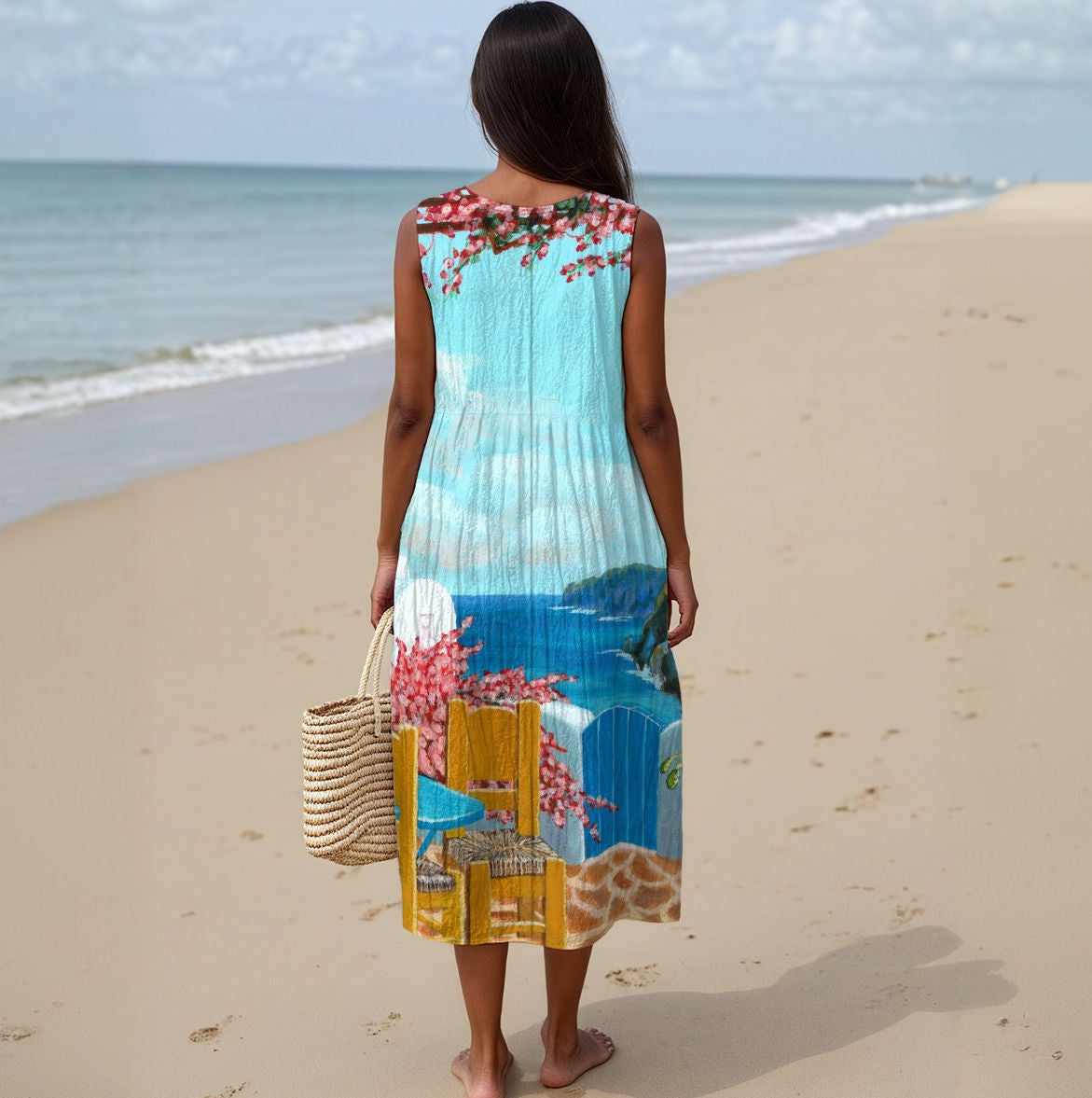 Cotton Sleeveless Dress