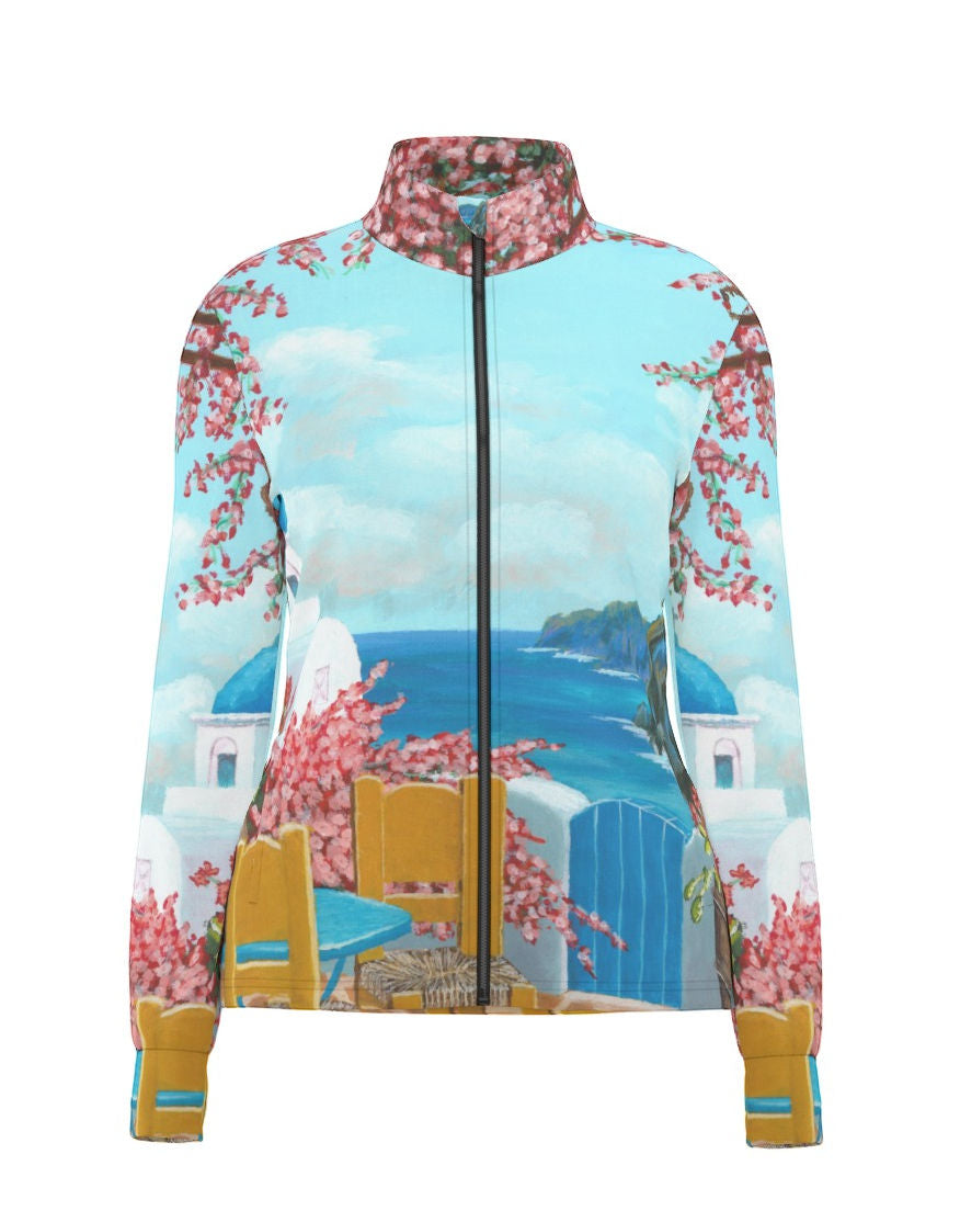 Women's Spring or Fall Jacket – Greek-Inspired Lightweight Jacket