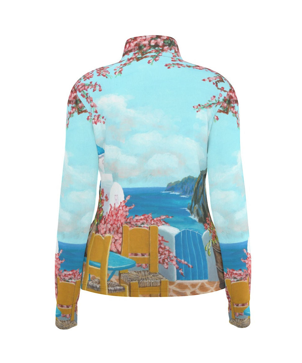 Women's Spring or Fall Jacket – Greek-Inspired Lightweight Jacket