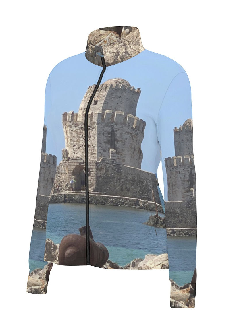 Women's Spring or Fall Jacket – Greek-Inspired Lightweight Jacket